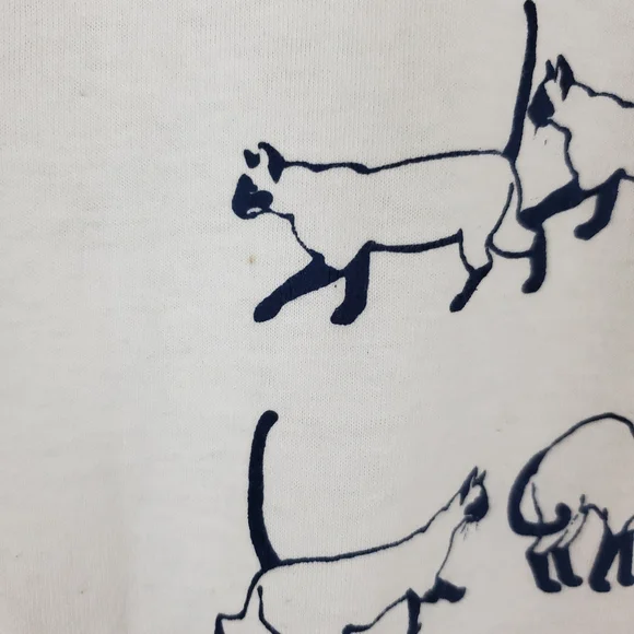 Vintage Hemingway House Key West Single Stitch Cat Graphic Short Sleeve T-shirt - Picture 6 of 12